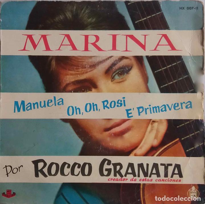 Discos de vinilo: ROCCO GRANATA, MARINA. EP ESPA&Ntilde;A - Foto 1