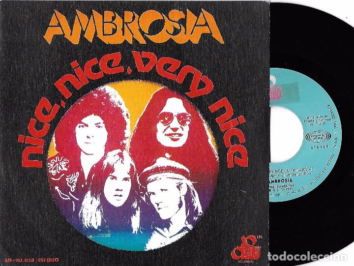 Discos de vinilo: AMBROSIA: NICE, NICE, VERY NICE / LOVER ARRIVE - Foto 1