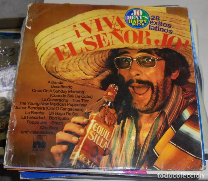 Disques de vinyle: LP. &iexcl;VIVA EL SE&Ntilde;OR JO!. 28 EXITOS LATINOS. ARIOLA STEREO. 1978