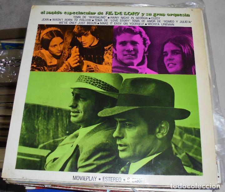 Disques de vinyle: LP. EL SONIDO ESPECTACULAR DE AL DE LORY Y SU GRAN ORQUESTA. MOVIEPLAY. 1971