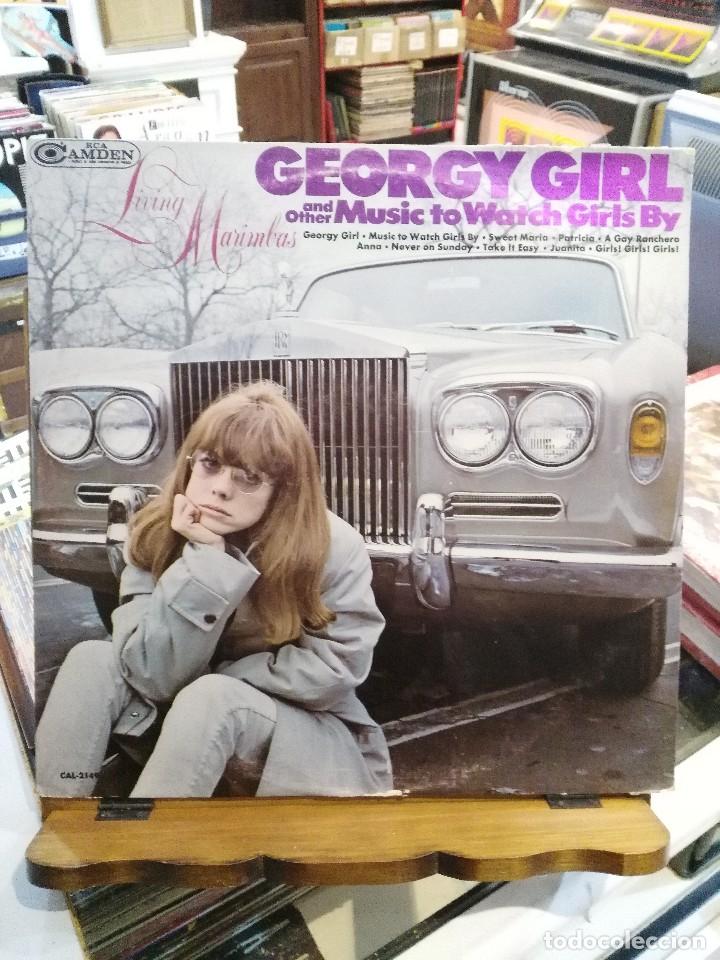 Discos de vinilo: Living Marimbas - Georgy Girl and other Music to watch girls by - LP.