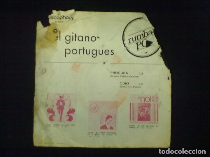 Discos de vinilo: EL GITANO PORTUGUES PROCURA ODIO - Foto 2