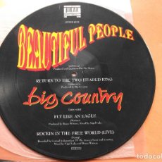 Discos de vinilo: BIG COUNTRY BEAUTIFUL PEOPLE MAXI UK 1991 PDELUXE. Lote 249408110