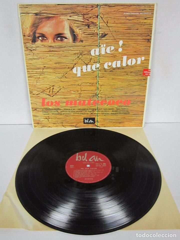 Vinyl records: LOS MATECOCO - AIE QUE CALOR AY - LP - BEL AIR 1967 FRANCE / 30PA 7031 MONO RARE