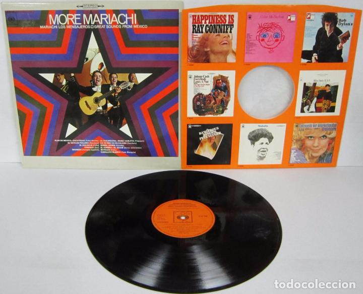 Vinyl records: MARIACHI LOS MENSAJEROS - MORE MARIACHI - GREAT SOUND FROM MEXICO - LP - CBS S 63 108