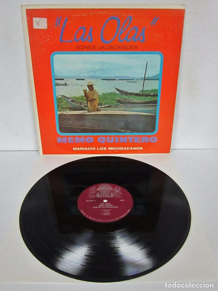 Vinyl records: MARIACHI LOS MICHOACANOS - MEMO QUINTERO - LAS OLAS - LP - AZTECA S/F USA AM 8009 - RARE