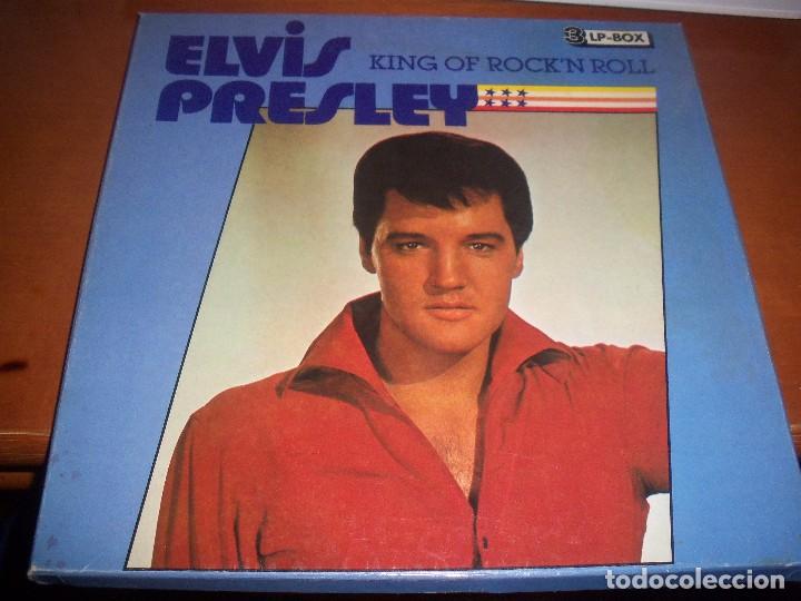 Caja De 3 Lps De Elvis Presley King Of Rock N Sold At Auction
