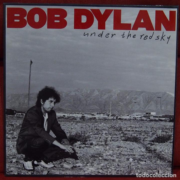 Discos de vinilo: Bob Dylan under the red sky 1990 - Foto 1