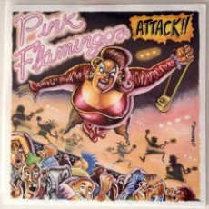 Discos de vinilo: PINK FLAMINGOS ATTACK!! EP VINILO ROSA WILD PUNK RECORDS. Lote 79066769