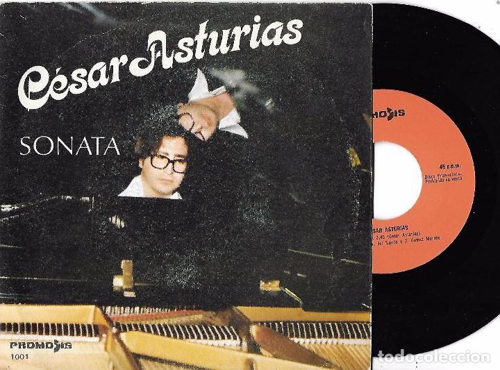 Discos de vinilo: C&Eacute;SAR ASTURIAS: SONATA / VOLVER A MI SOLEDAD - Foto 1