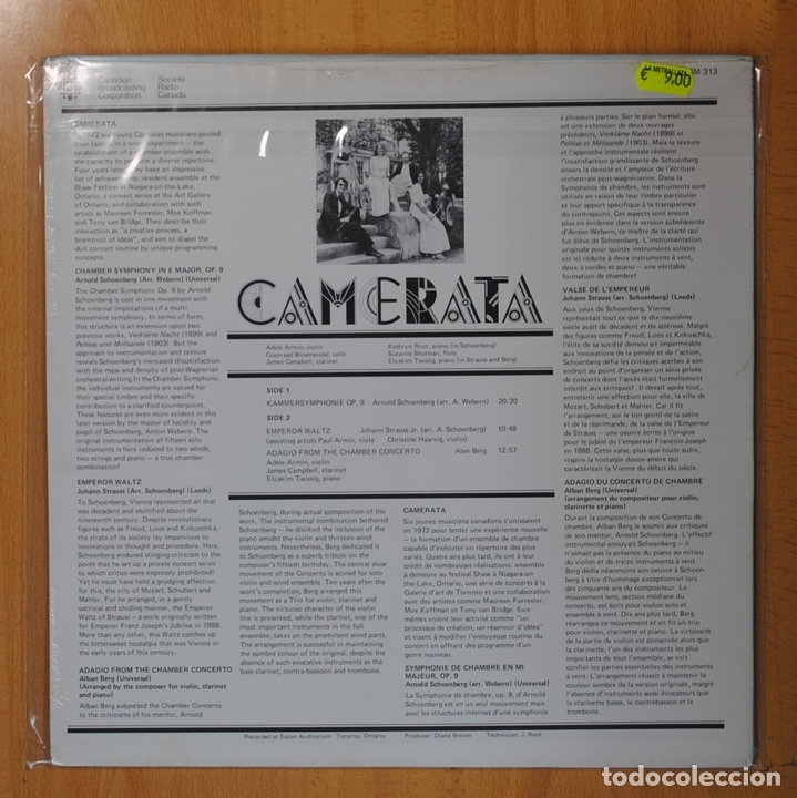 Discos de vinilo: VARIOS - CAMERATA - LP - Foto 2