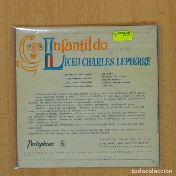 Discos de vinilo: LICEU CHARLES LESPIERRE - DESPERTA + 8 - EP - Foto 2