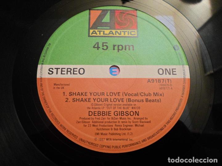 Discos de vinilo: DEBBIE GIBSON - SHAKE YOUR LOVE - Foto 3