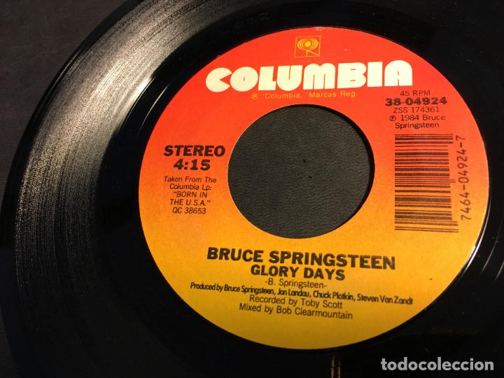 Discos de vinilo: BRUCE SPRINGSTEEN (GLORY DAYS / STAND ON IT) SINGLE USA (EPI6) - Foto 2