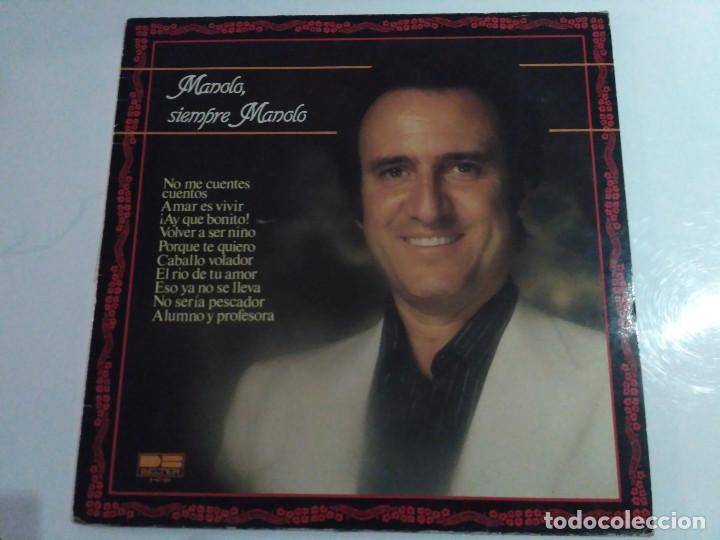 Discos de vinilo: Manolo, siempre manolo - Foto 1