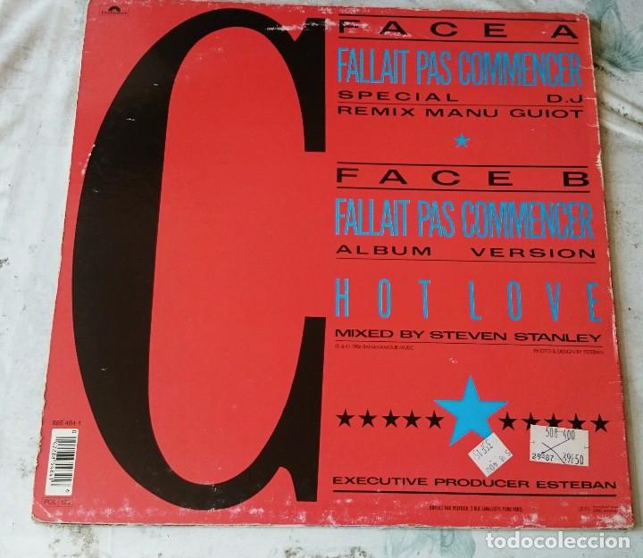Discos de vinilo: Lio: Fallait pas commencer / Hot Love (POLYDOR 1986) - Foto 2