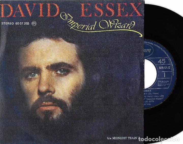 Discos de vinilo: DAVID ESSEX: IMPERIAL WIZARD / MIDNIGHT TRAIN - Foto 1