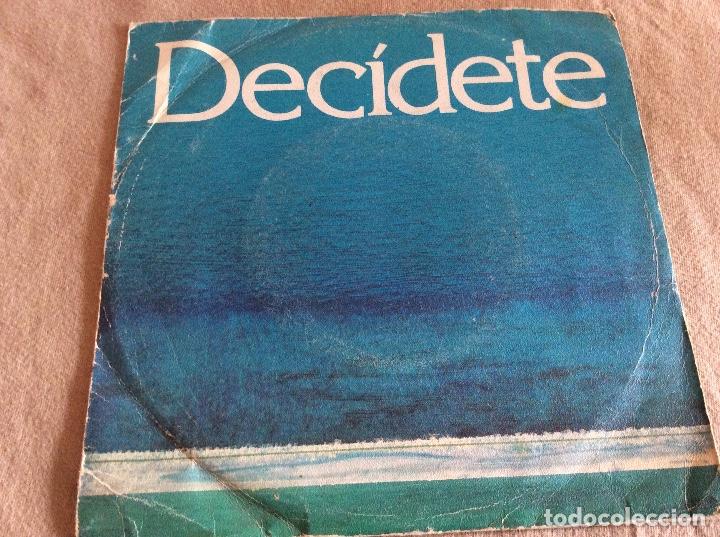 Discos de vinilo: Dec&iacute;dete. 1979. COALICI&Oacute;N DEMOCR&Aacute;TICA. VERSI&Oacute;N RECITADA Y VERSI&Oacute;N CANTADA - Foto 1