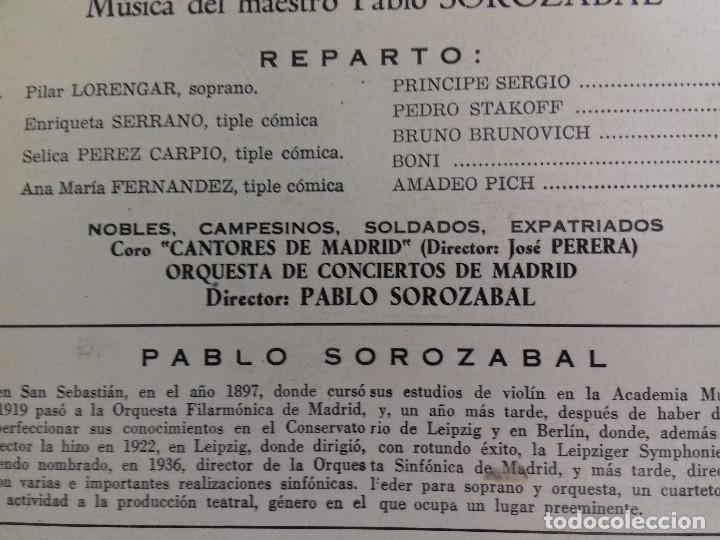 Discos de vinilo: KATIUSKA-SOROZABAL-HISPAVOX-DIRECTOR PABLO SOROZABAL - Foto 6