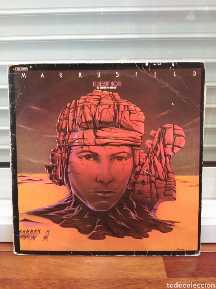 Discos de vinilo: Alain Markusfeld Le Desert Noir ODEON 1978 - Foto 1