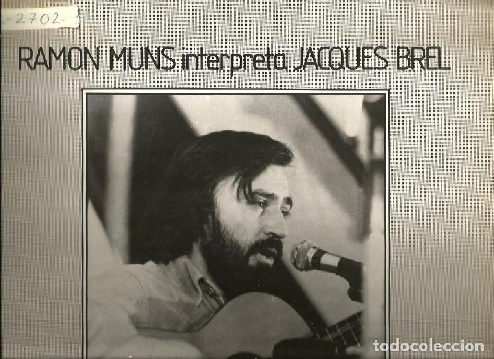 Discos de vinilo: LP RAMON MUNS INTERPRETA JACQUES BREL - Foto 1
