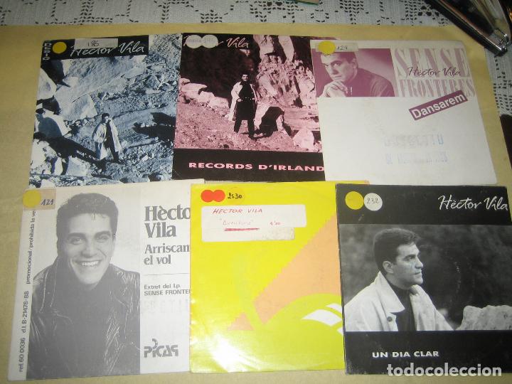 Discos de vinilo: HECTOR VILA - LOTE DE 6 SINGLES - Foto 1