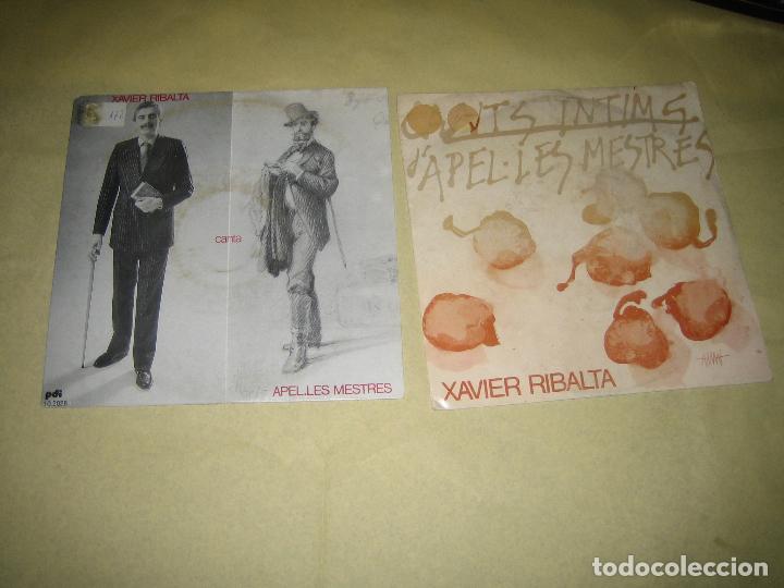 Discos de vinilo: XAVIER RIBALTA - LOTE DE DOS SINGLES - Foto 1