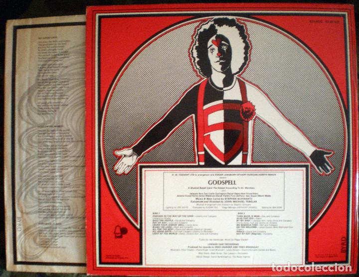 Discos de vinilo: Godspell Original Cast &lrm;1972 con encarte - Foto 2