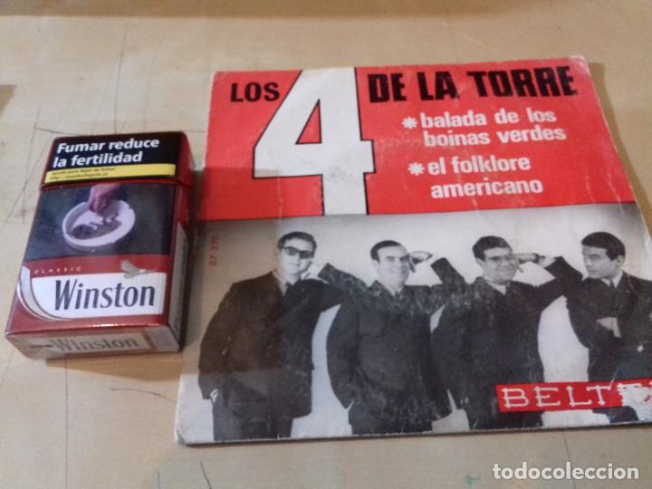 Discos de vinilo: 4 DE LA TORRE, LOS: BALADA DE LOS BOINAS VERDES / EL FOLKLORE AMERICANO - Foto 2