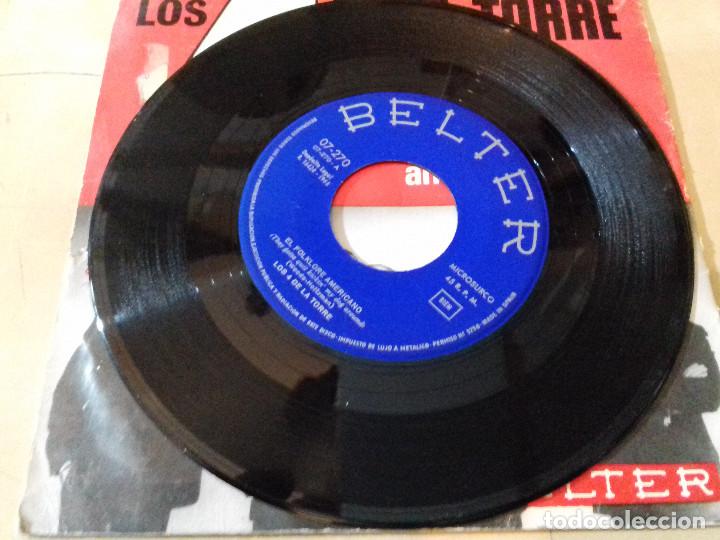 Discos de vinilo: 4 DE LA TORRE, LOS: BALADA DE LOS BOINAS VERDES / EL FOLKLORE AMERICANO - Foto 5