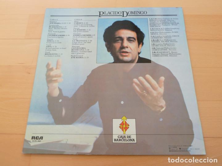 Discos de vinilo: LP PLACIDO DOMINGO RCA 1982 - Foto 2