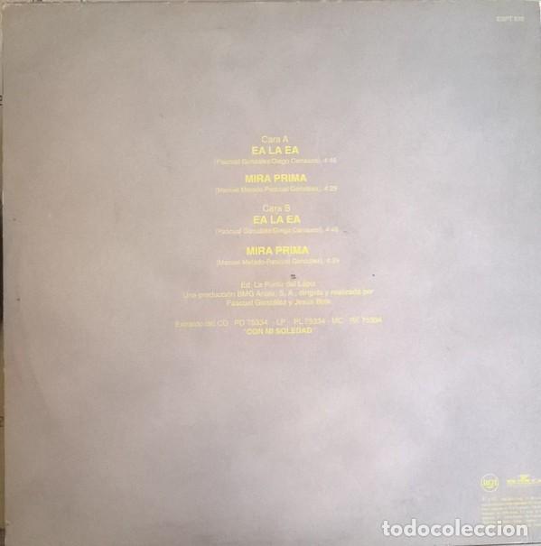 Discos de vinilo: Pascual Gonzalez, Ea La Ea, RCA-ESPT 670 - Foto 2