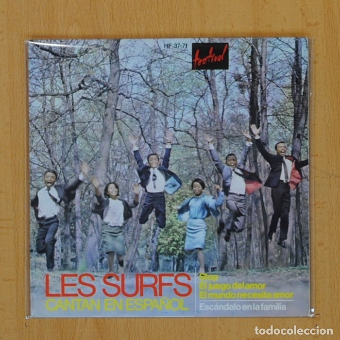 Discos de vinilo: LES SURFS - EL JUEGO DEL AMOR + 3 - EP - Foto 1
