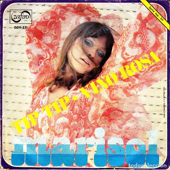 Discos de vinilo: MARISOL - TIP TIP + VINO ROSA SINGLE 1970 - Foto 1