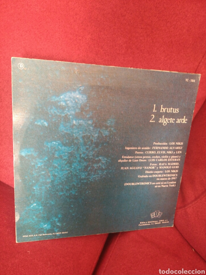 Discos de vinilo: Los Nikis Brutus Algete arde - Foto 2