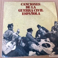 Discos de vinilo: CANCIONES DE LA GUERRA CIVIL ESPAÑOLA. EDICIONES URBIÓN 1978 EP 4 TEMAS.. Lote 80004885