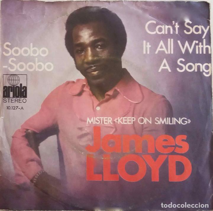 Discos de vinilo: JAMES LLOYD, CAN&rsquo;T SAY IT ALL WITH A SONG. SINGLE ESPA&Ntilde;A - Foto 1