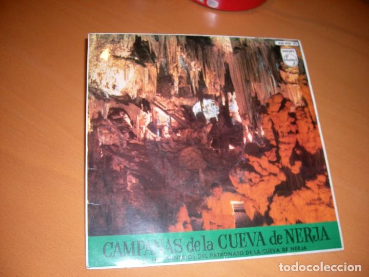 Discos de vinilo: CAMPANAS DE LA CUEVA DE NERJA: Single de vinilo - Foto 2