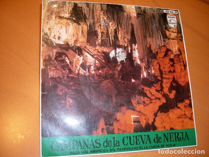 Discos de vinilo: CAMPANAS DE LA CUEVA DE NERJA: Single de vinilo - Foto 4
