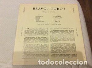 Discos de vinilo: Bravo, toro, musique de la corrida - Foto 2