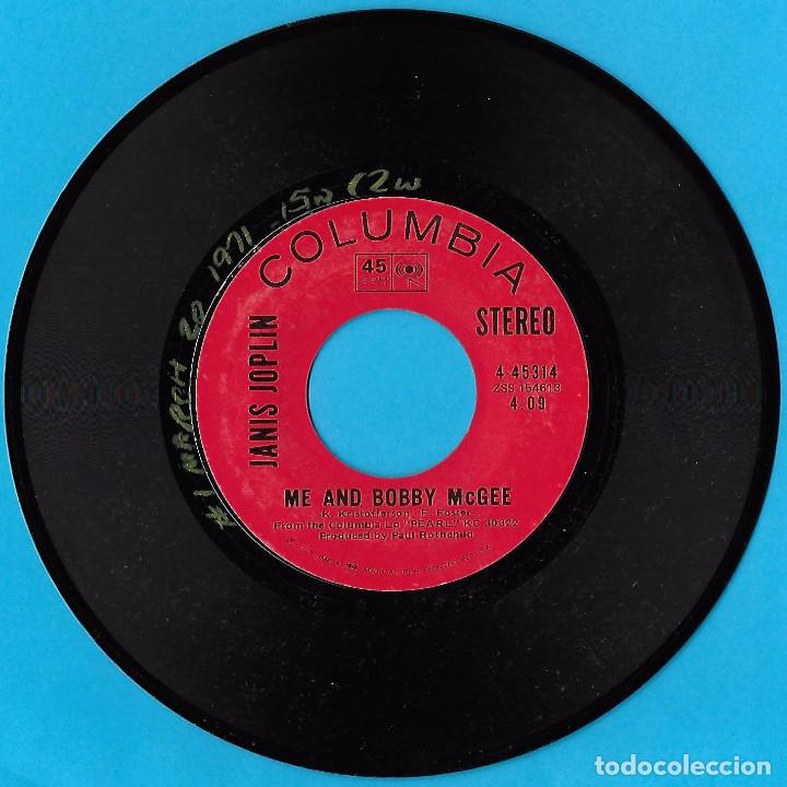 Discos de vinilo: JANIS JOPLIN: ME AND BOBBY McGEE / HALF MOON - Foto 1