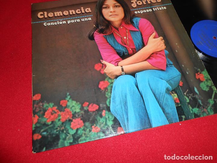 Disques de vinyle: CLEMENCIA TORRES CANCION PARA UNA ESPOSA TRISTE LP 1975 HISPAVOX EDICION ESPA&Ntilde;OLA SPAIN