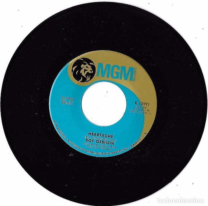 Discos de vinilo: ROY ORBISON: HEARTACHE / SUGAR MAN - Foto 1