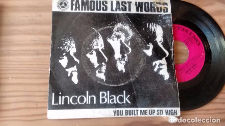 Discos de vinilo: SINGLE (VINILO) DE  LINCOLN BLACK A&Ntilde;OS 70 - Foto 1