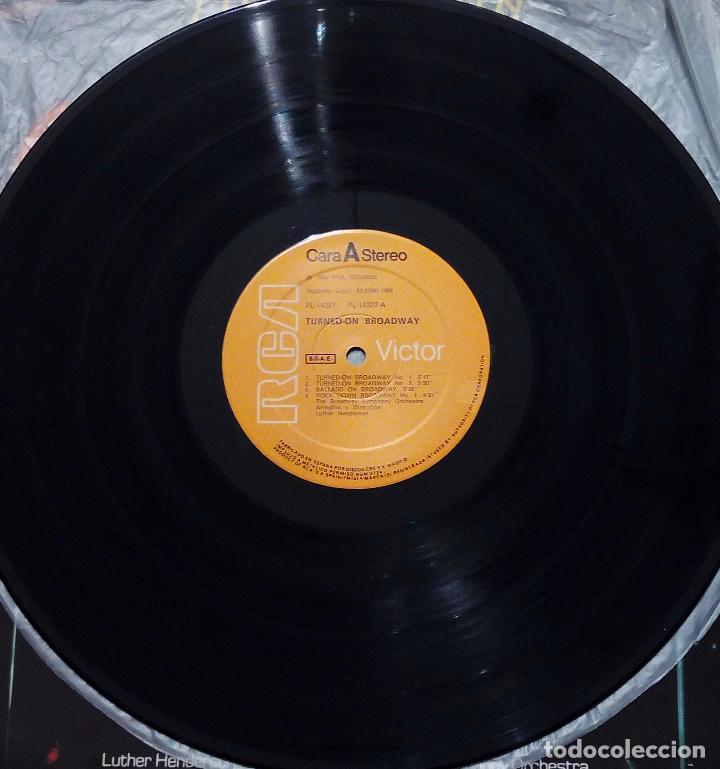 Discos de vinilo: LP TURNED-ON - BROADWAY - RCA 1982. - Foto 4