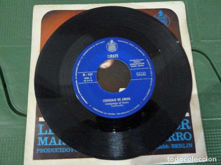 Discos de vinilo: DRAFI LENGUAJE DE AMOR - Foto 3