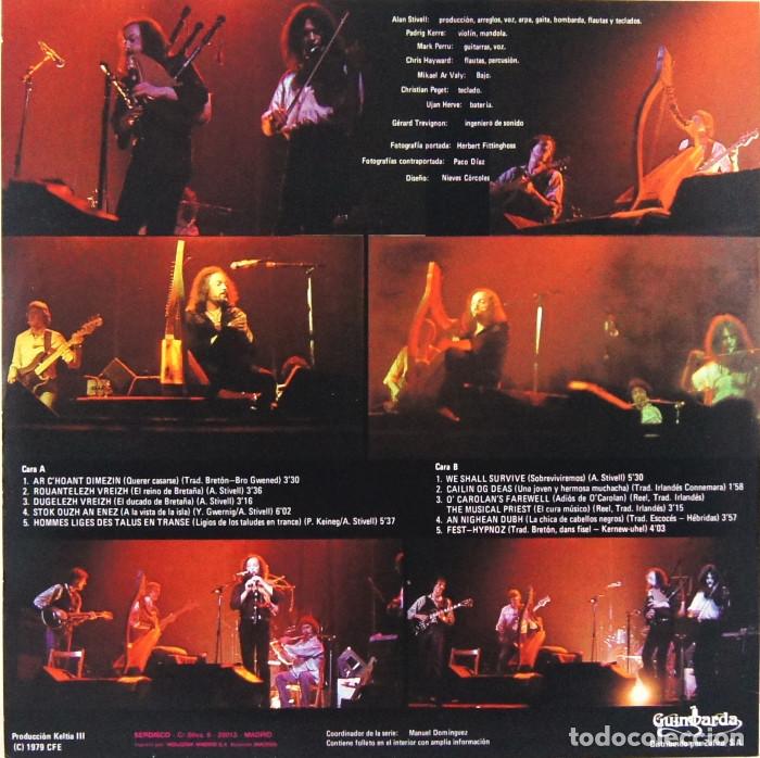 Discos de vinilo: Alan Stivell - Tro Ar Bed (En Directo) (LP, Vinilo, Guimbarda) - Foto 2
