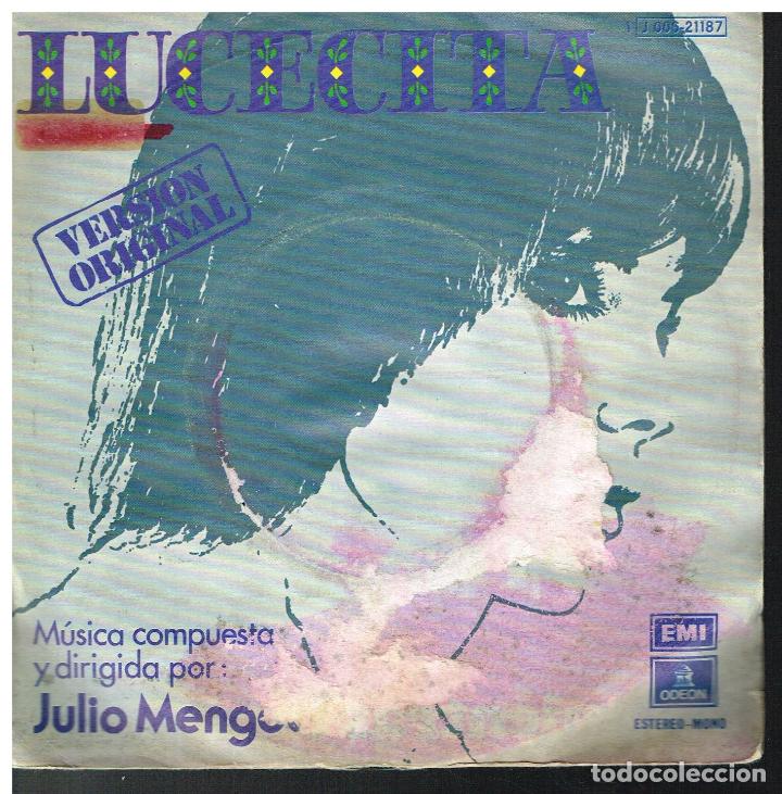 Discos de vinilo: JULIO MENGOD - LUCECITA - SINGLE 1975 - Foto 1