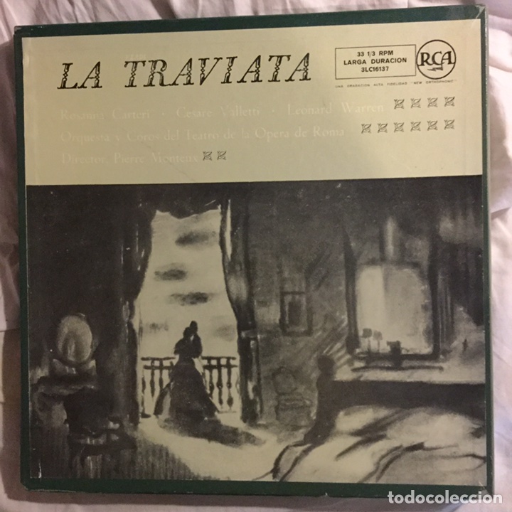 Discos de vinilo: CAJA VINILOS LA TRAVIATA - Foto 1