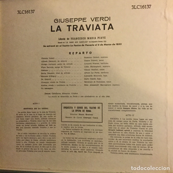 Discos de vinilo: CAJA VINILOS LA TRAVIATA - Foto 5